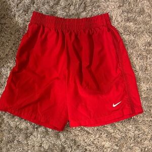 Nike Bright Red Sports Shorts